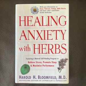 NWOT “Healing Anxiety with Herbs” Hardcover Self-Healing Program